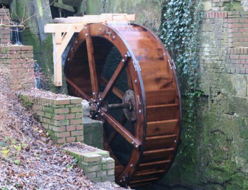 Ein neues Wasserrad für die ehemalige Berkelmühle